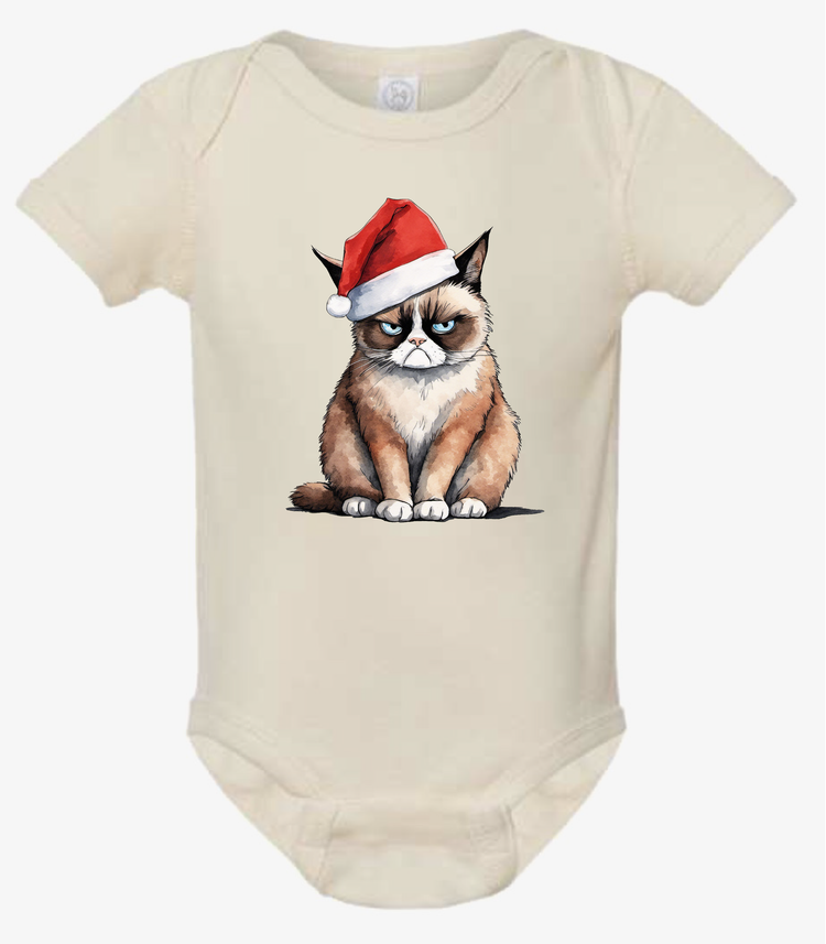 Infant Baby Rib Bodysuit - Grumpy Cat Cotton Onesie