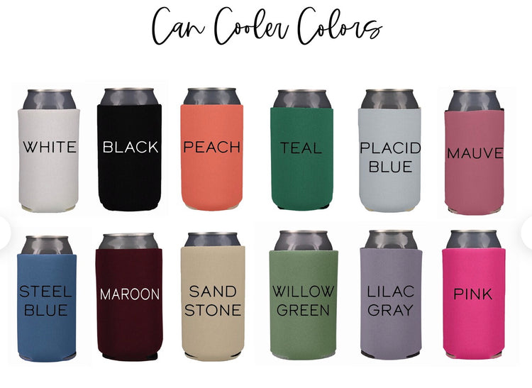 Retro Groovy Can Cooler Cozies | 60's 70's 80's Disco Bachelorette