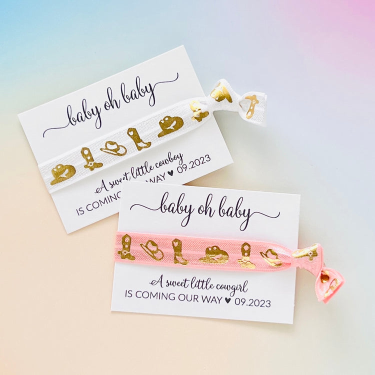 Baby Oh Baby | Baby Shower Favors, Boy Girl Cowboy Cowgirl Angel Baby favors