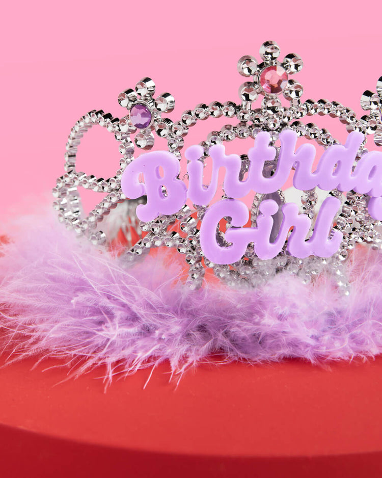 Shimmer Bday Girl Pack - banner, tats + tiara