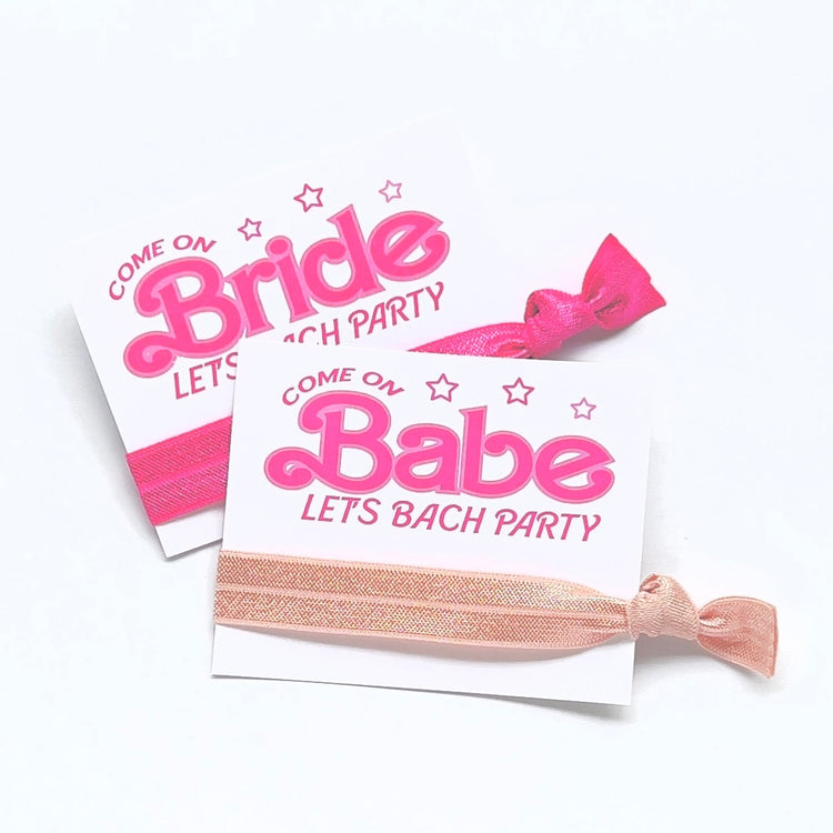 Come on Bride Come on Babe Bachelorette Party Favors Let's Bach Party | Doll Theme | B A R B I C O R E party favor gifts