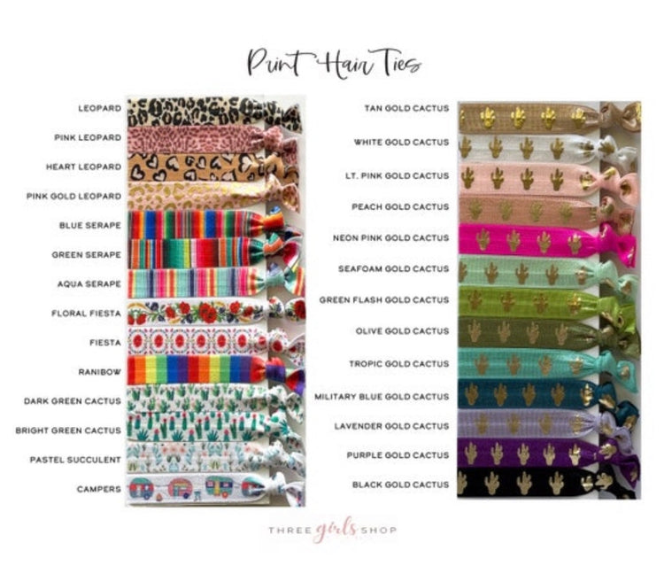 Girls Trip | Beach Hair Don't Care! | Girls Getaway Gifts | Mom's Trip Gifts | Birthday | Bachelorette Hair Tie Gifts | Girls Club Gifts