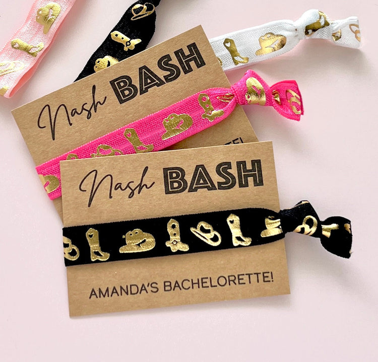Nash Bash | My Last Bash | Bachelorette Party Hair Tie Favors | Let’S Get Nashty | Bachelorette Party Shirt | Lets Go Girls | Hair Ties