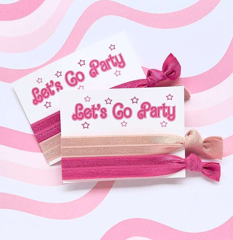Let's Go Party Barbiecore Themed Birthday Gifts B a r b i e Girls Birthday Favors Pink Mailibu B a r b i e favors Disco Cowgirl party favors