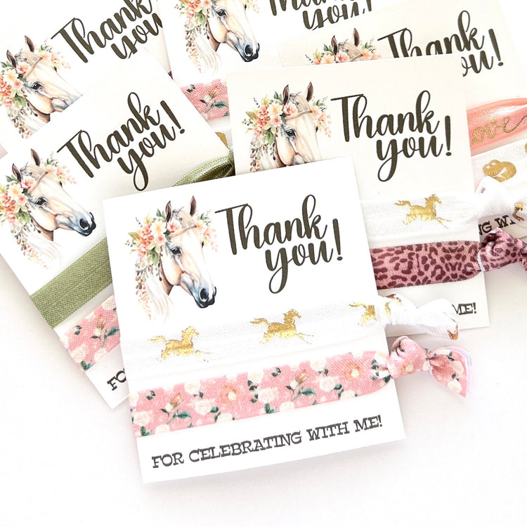Girls Horse Party Favors Horse Birthday Party Gifts Custom Thank you favors equestrian gifts for horse lovers girls horseback riding party