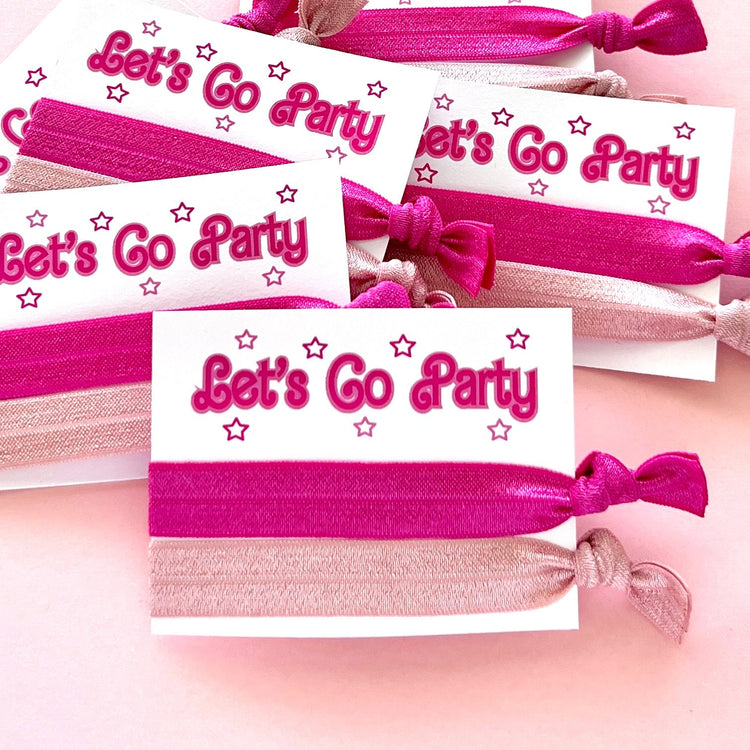 Let's Go Party Barbiecore Themed Birthday Gifts B a r b i e Girls Birthday Favors Pink Mailibu B a r b i e favors Disco Cowgirl party favors