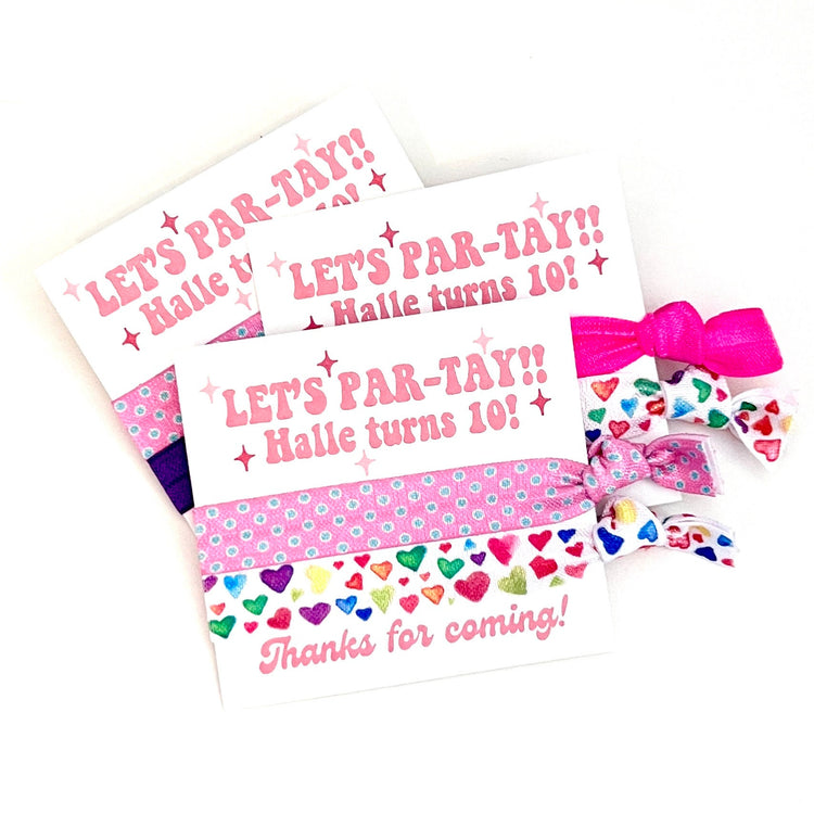 Let's PAR-TAY!! "Swifty" birthday party favors | In my birthday era, thank you goody bag favors | Personalized favor card Girls Birthday