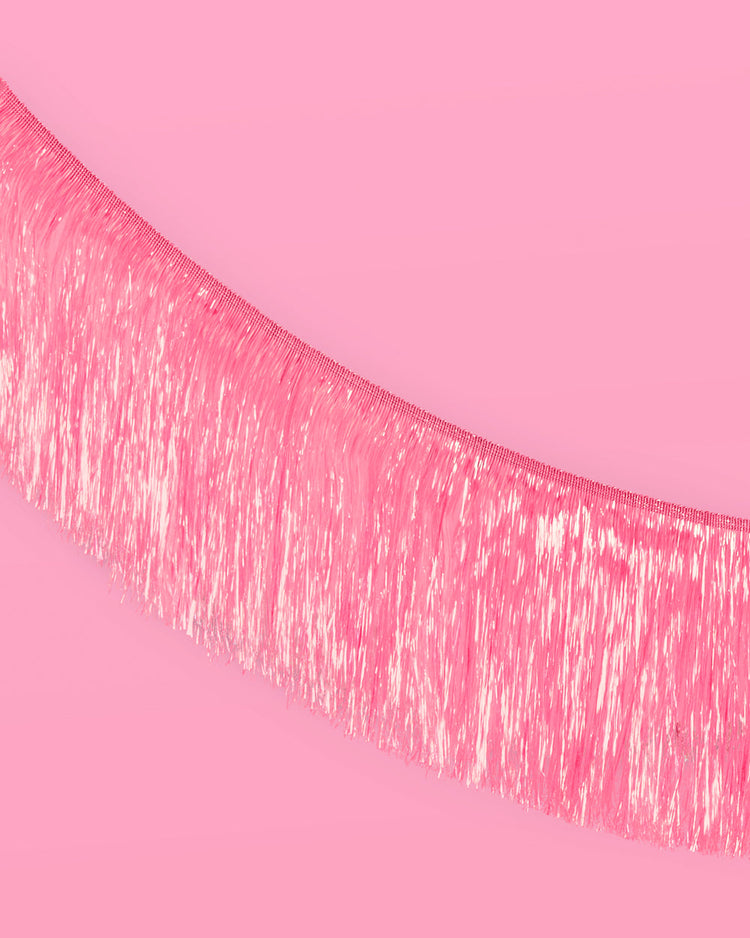 That's Hot Fringe - pink foil banner