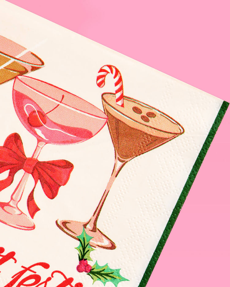 A Tini Bit Festive Napkins - 25 Paper Napkins