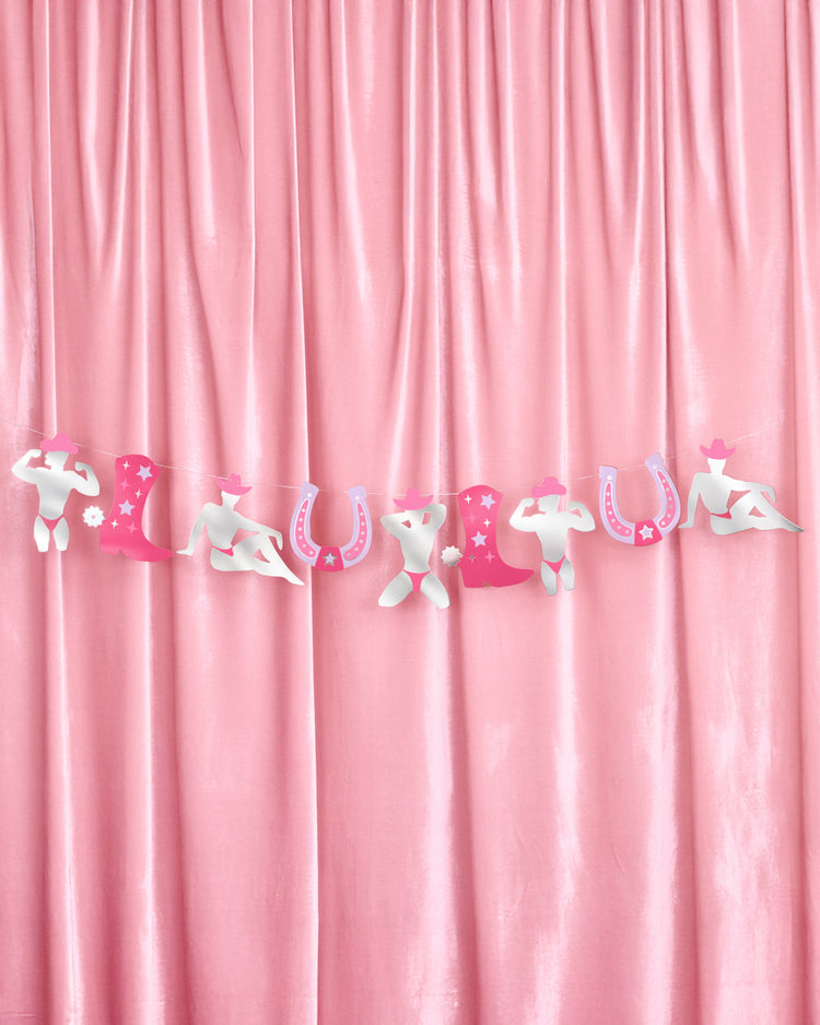 Wild Ride Banner - silver foil banner