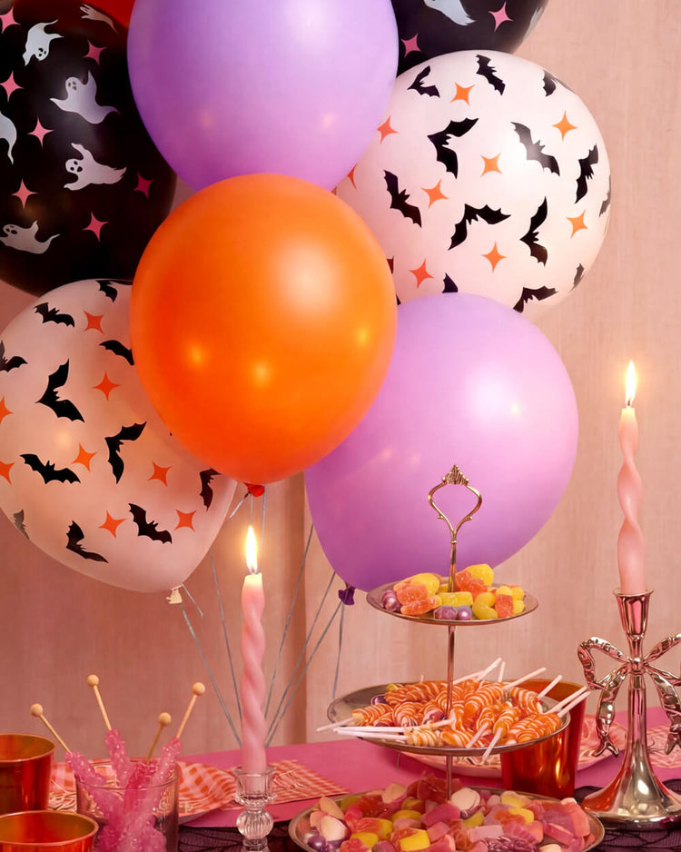 Halloween Latex Balloons - 24 spooky balloons