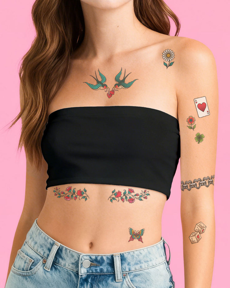 Vintage Tattoos - old school flash tattoo sheets