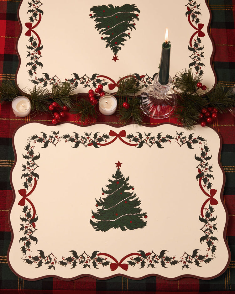 Seasons Greetings Placemats - set of 25