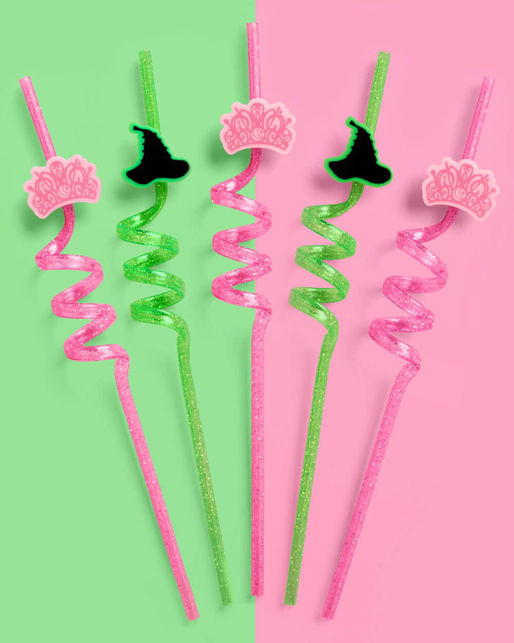 Emerald City Straws - 12 reusable straws