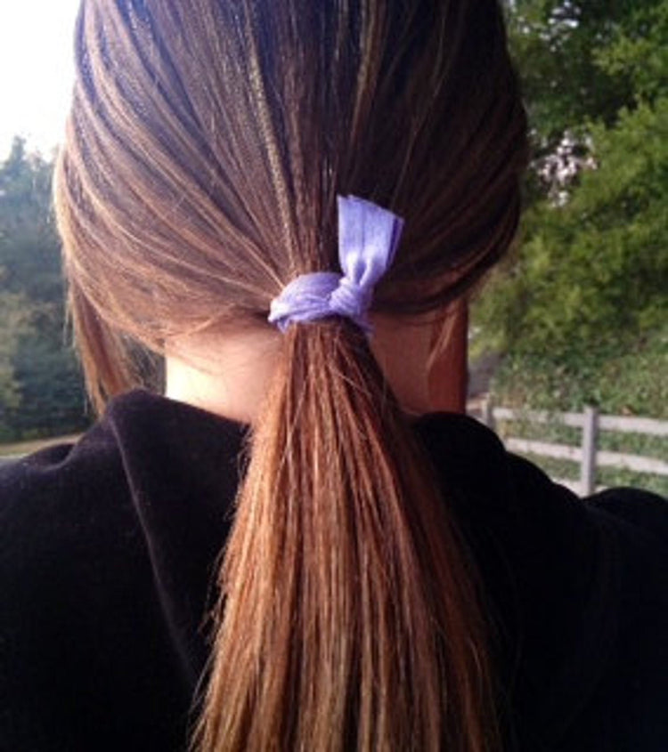 Tie Dye Hair Ties | Pack of 15 tie dye elastic hair ties | knotted hair ties
