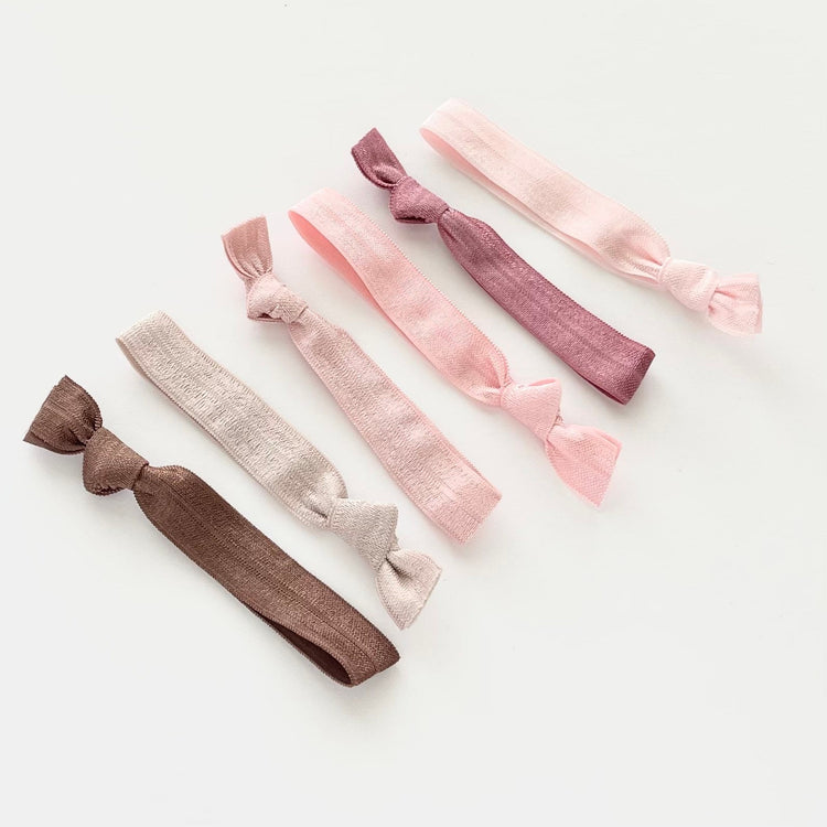 BLUSH Neutral Ombre Elastic Hair Tie Set