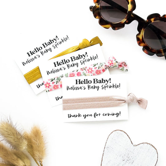 HELLO Baby! Baby Girl or Boy Baby Shower Favors | Baby Sprinkle Shower Favors