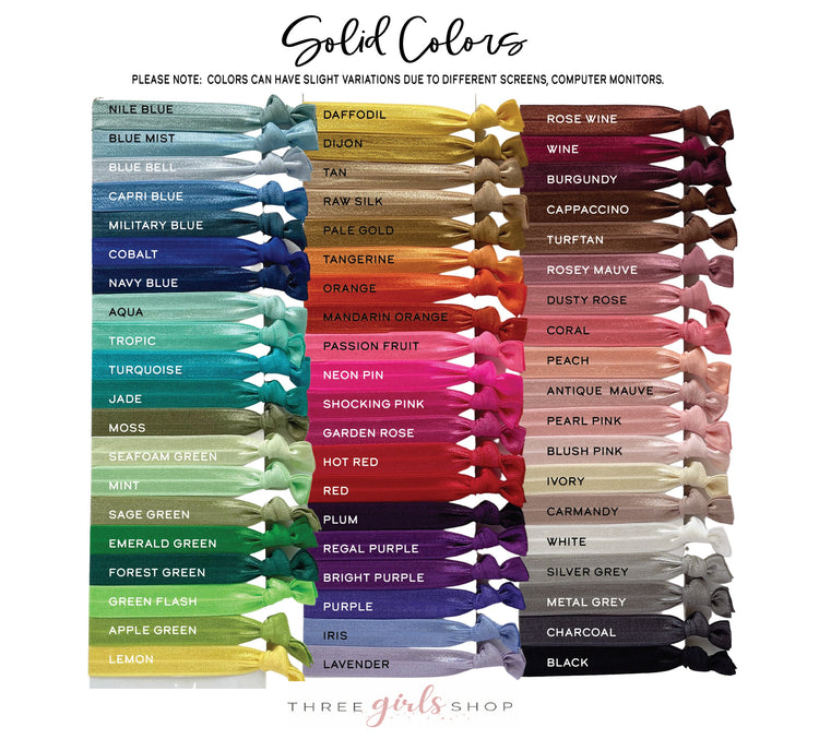 Thank you Bridal Party hair tie gifts | Bridesmaid Gifts