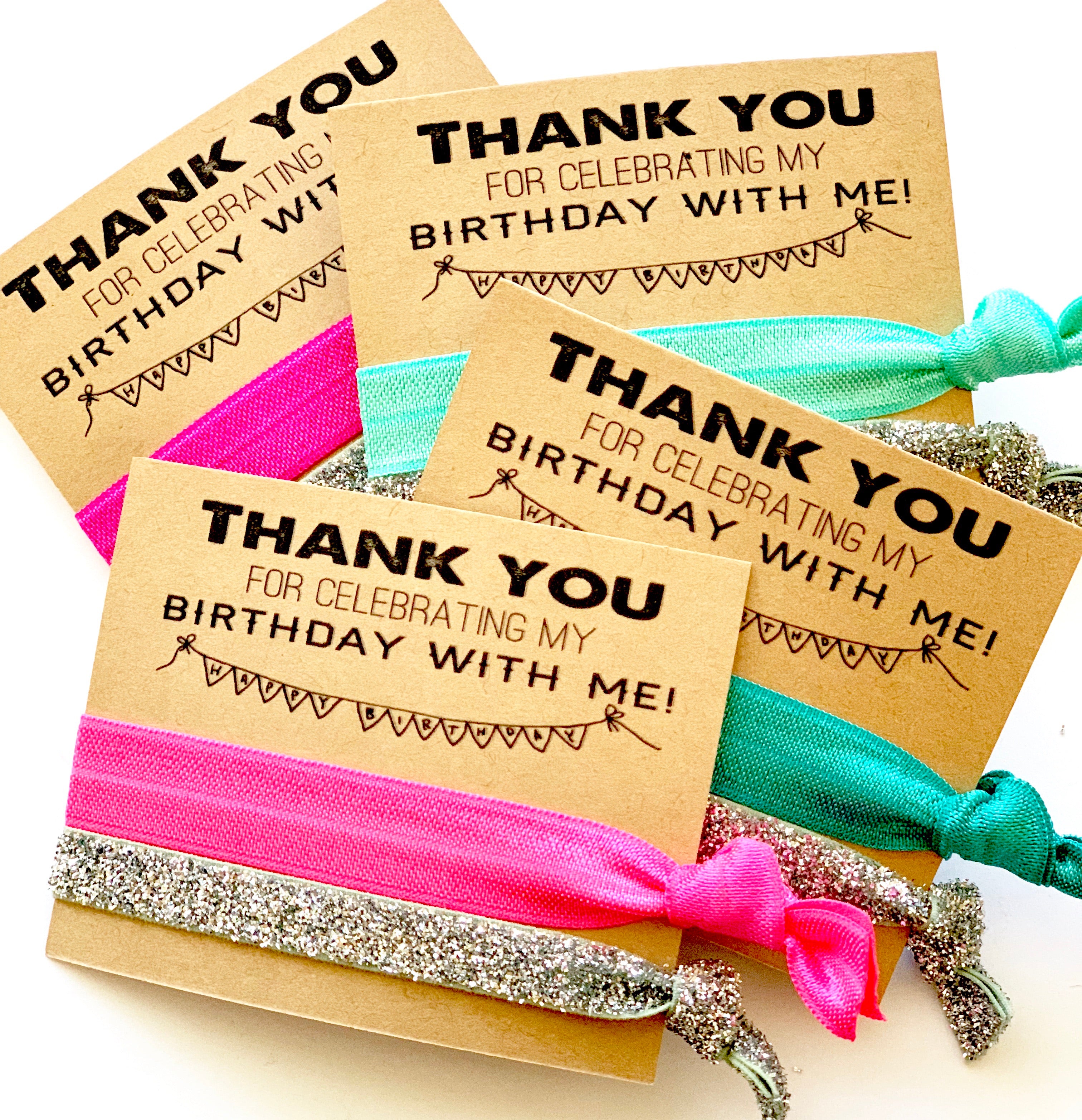 Kids Birthday Party Favors Thank You Favors Three Girls Shop