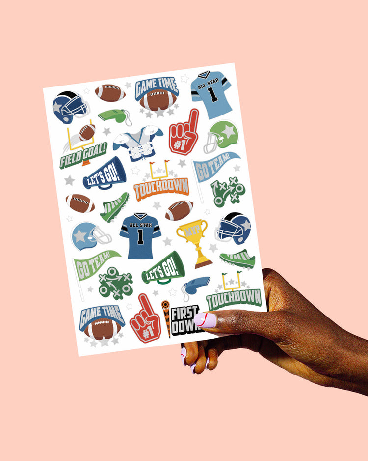 Football Tats - 60 temporary tattoos
