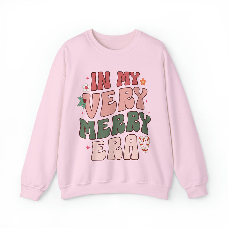 Holiday Christmas Sweatshirt | In my very merry era | Era Sweatshirt | Christmas Shirt | Gildan 18000 Unisex | Xmas Sweatshirt Pullover
