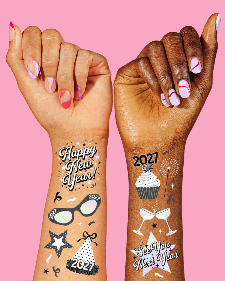 NYE Disco Tats - Temporary Tattoos