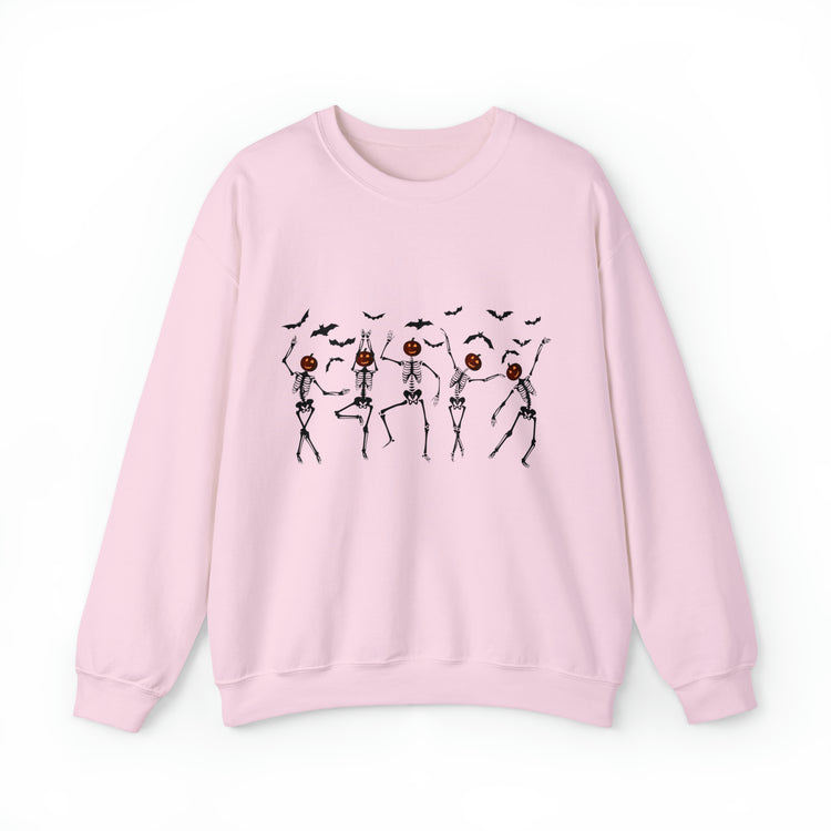 Dancing Skeleton Sweatshirt | Gildan 18000 Unisex Halloween Sweatshirt | Spooky Skeleton Dancing Halloween shirt | Halloween T shirts
