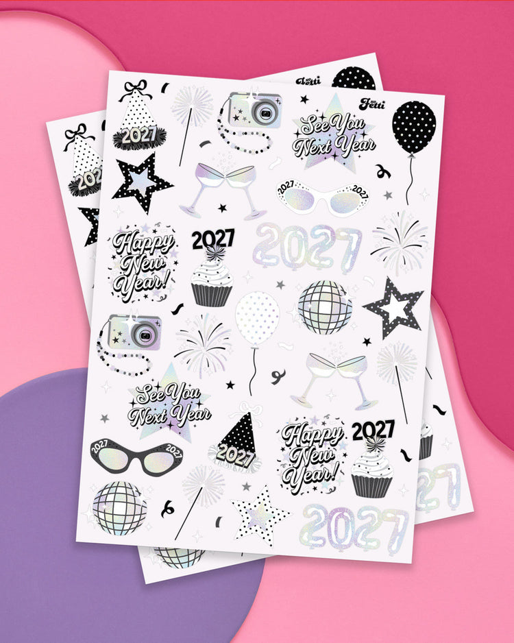 NYE Disco Tats - Temporary Tattoos