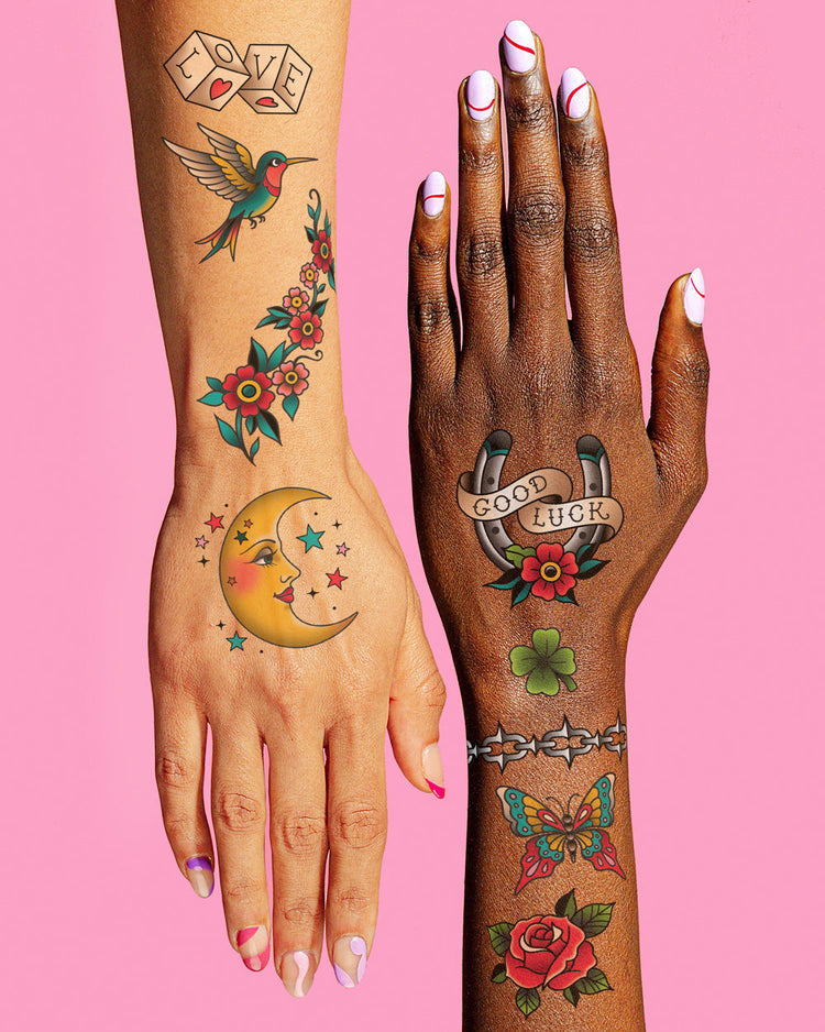 Vintage Tattoos - old school flash tattoo sheets