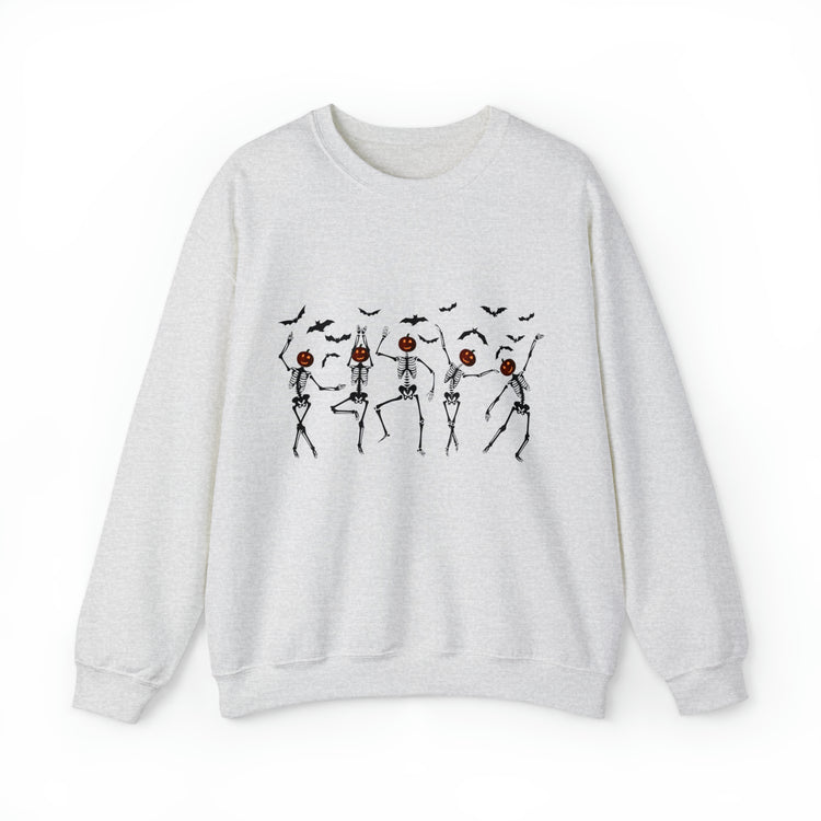 Dancing Skeleton Sweatshirt | Gildan 18000 Unisex Halloween Sweatshirt | Spooky Skeleton Dancing Halloween shirt | Halloween T shirts