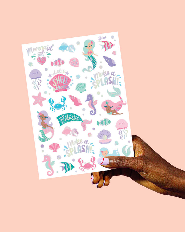 Mermazing Tats - 112 temporary tattoos
