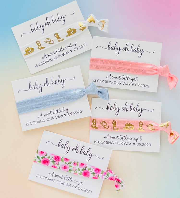 Baby Oh Baby | Baby Shower Favors, Boy Girl Cowboy Cowgirl Angel Baby favors