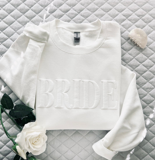 Bride Sweatshirt | Bride-to-Be Shirt | Bridal Shower Gift | White Bride Sweatshirt