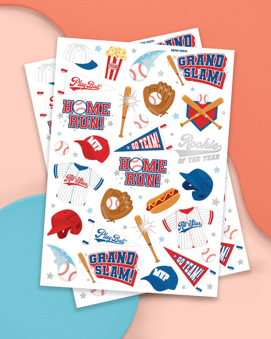 Home Run Tats - 56 temporary tattoos