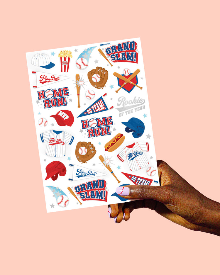 Home Run Tats - 56 temporary tattoos