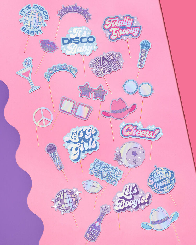 Disco Photo Pack - props + curtains