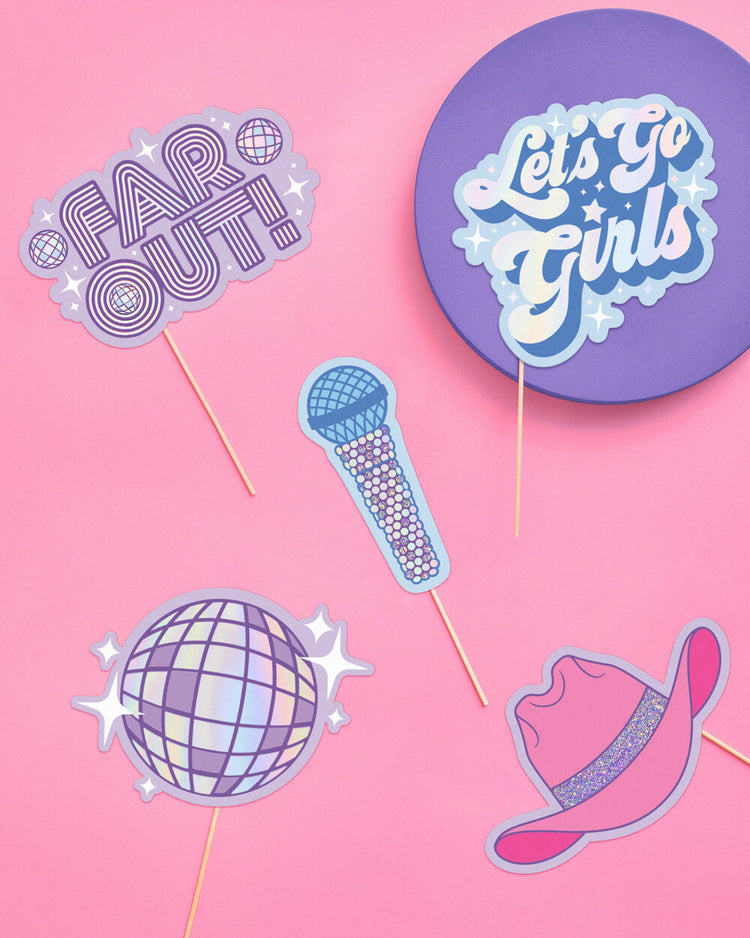 Disco Photo Pack - props + curtains