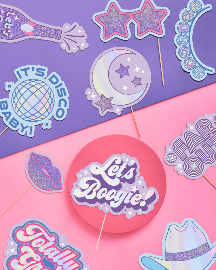 Disco Photo Pack - props + curtains