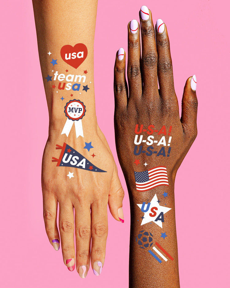 World Cup Tats - 52 temporary tattoos