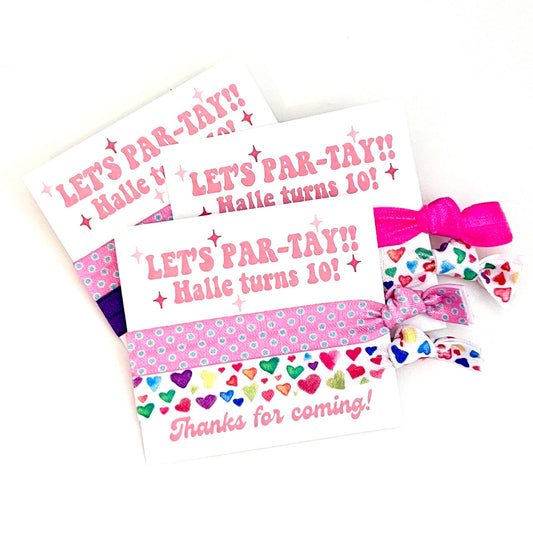 Let's PAR-TAY!! "Swifty" birthday party favors | In my birthday era, thank you goody bag favors | Personalized favor card Girls Birthday