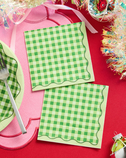 Christmas Cottage Napkins - 25 paper napkins