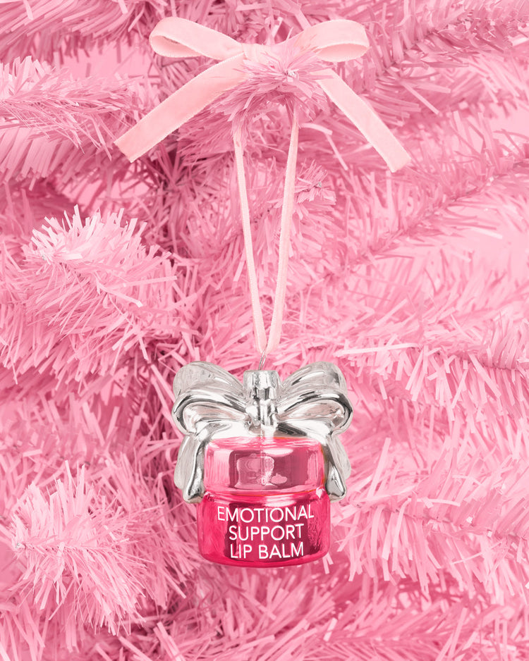 Emotional Support Lip Balm - glass ornament