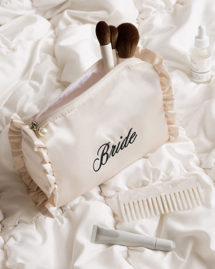 Bridal Bundle - bag, clips, eye mask + scarf