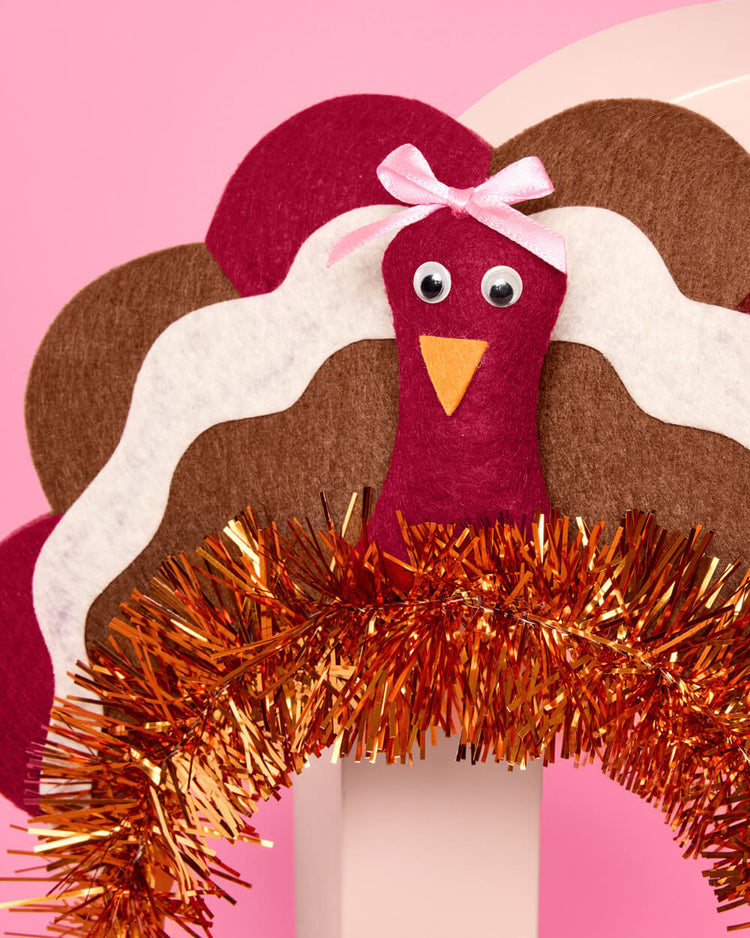Turkey Time Headband - Thanksgiving Headband