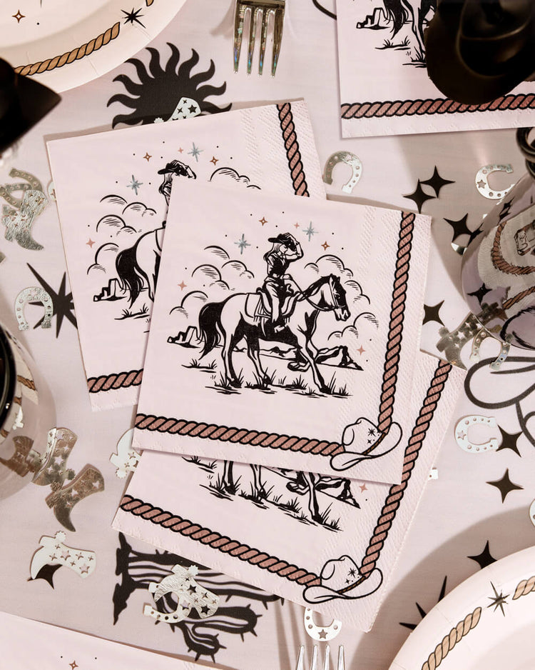 Texas Hold 'Em Napkins - 25 paper napkins