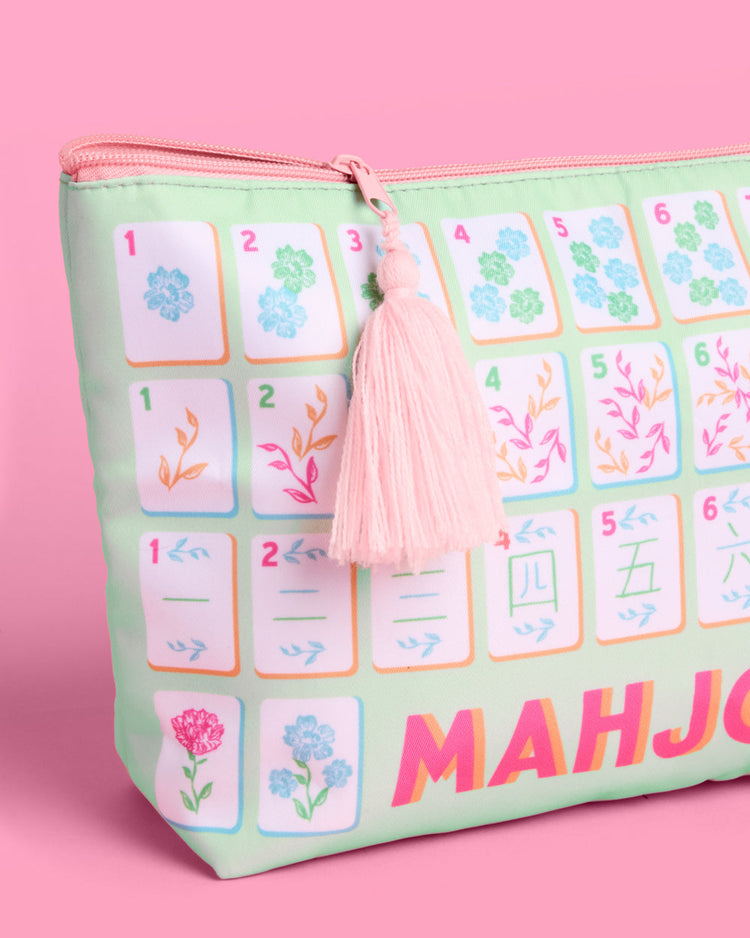 Mahjong Tile Bag - nylon zipper bag