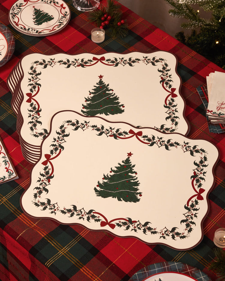 Seasons Greetings Placemats - set of 25