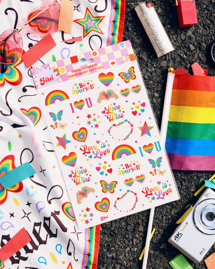 Pride Tats - 54 temporary tattoos