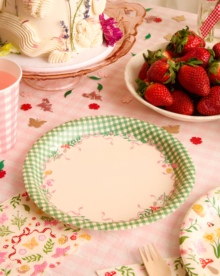Garden Fairy Plates - 24 paper plates