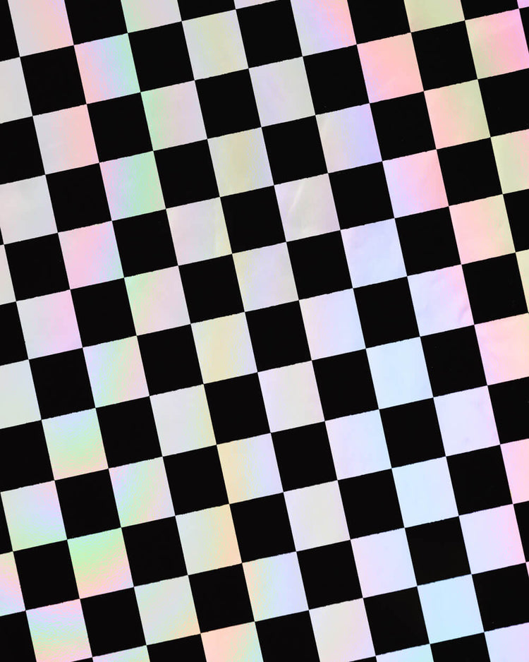 Checked Out Tablecloth - washable table cover